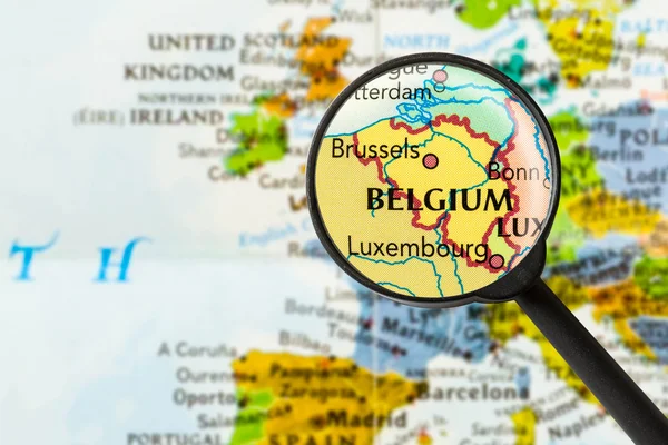 Map of Kingdom of Belgium