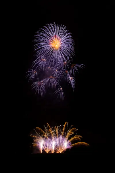 Detail of Fireworks at vitoria