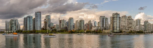 Vancouver, Canada - September 18, 2016. False Creek and Downtown