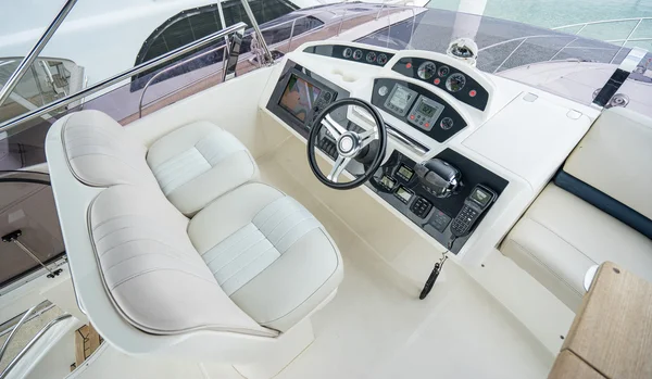 Interior of modern  yacht