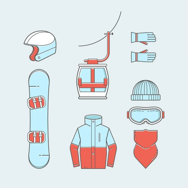 Skiing and snowboarding gear
