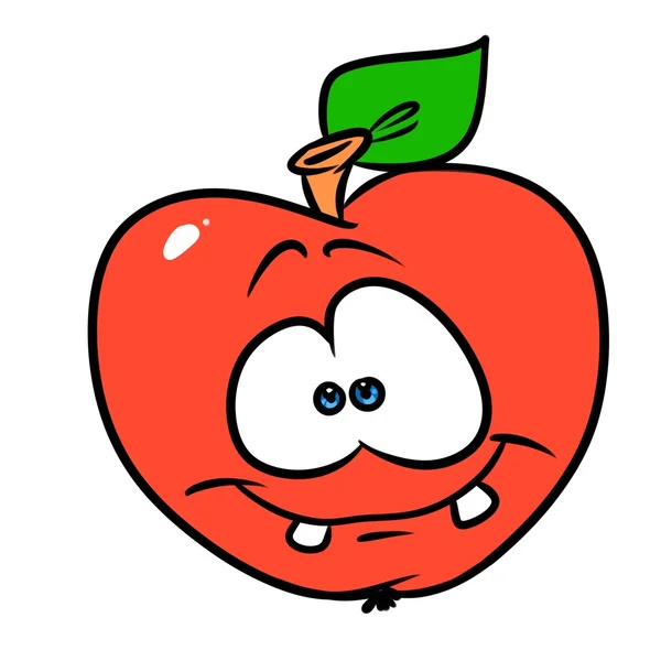 Apple smile character cartoon