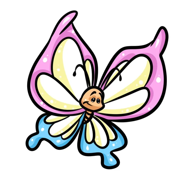 Butterfly cartoon illustration