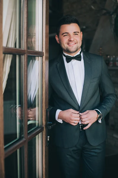 Sexy fashionable groom