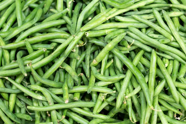 Green Snap Beans Close Up View Fresh Harvest Abstract