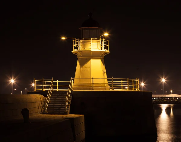 Lighthouse at night