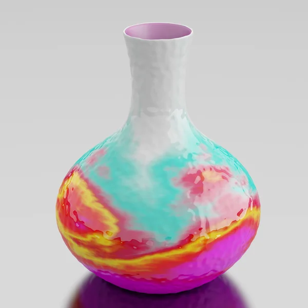 Empty ceramic vase