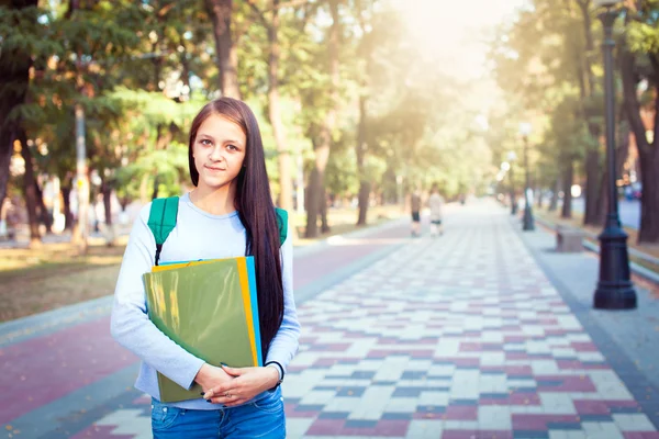 Students Walking Outdoors On University Campus