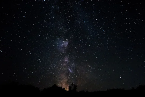 Milky Way galaxy, Long exposure photography, beautiful night sky. Night sky with lot of shiny stars. Note: Soft Focus and grain at 100 , best smaller sizes.