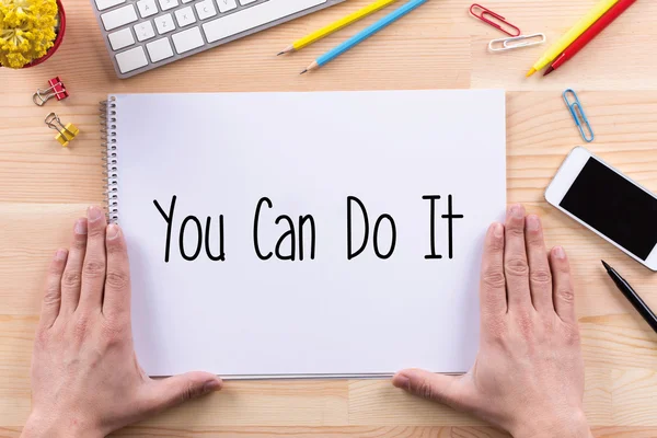 You Can Do It text