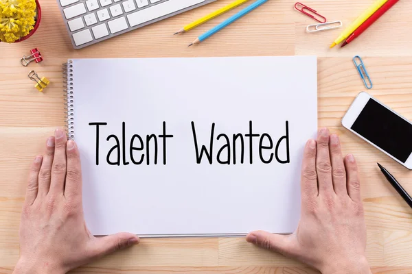 Talent Wanted text
