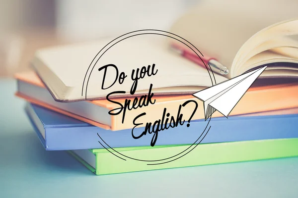 Do you speak English concept