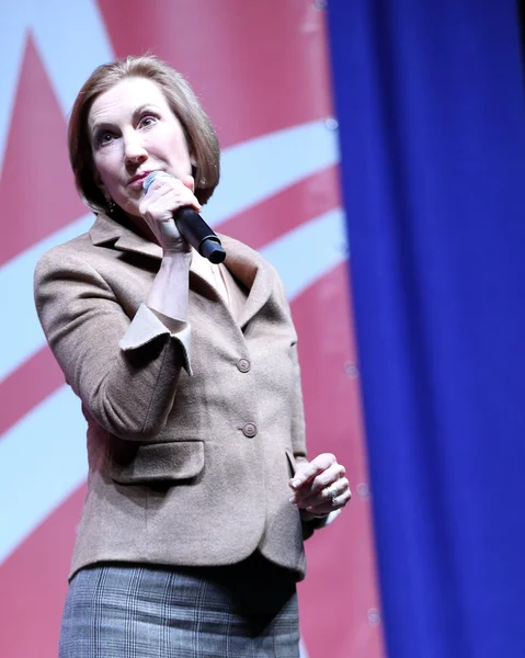 Carly Fiorina at the Rising Tide Summit in Cedar Rapids, Iowa