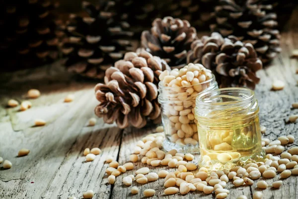 Cedar oil and cedar nuts