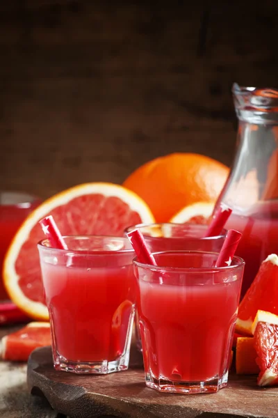 Red cocktail from Sicilian oranges