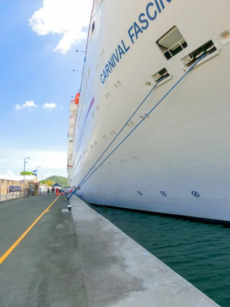 San Juan, Puerto Rico - May 09, 2016: The Carnival Cruise Ship Fascination at dock