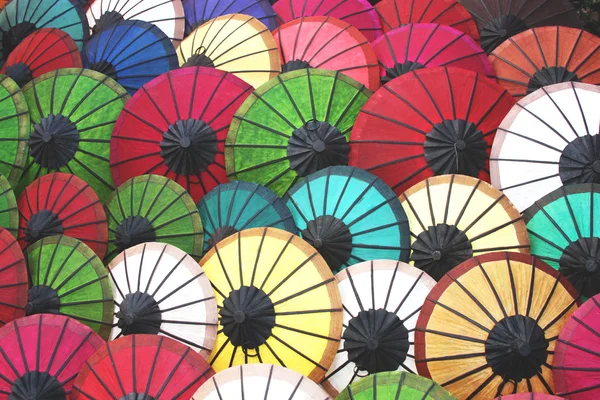 Colorful of handmade umbrella