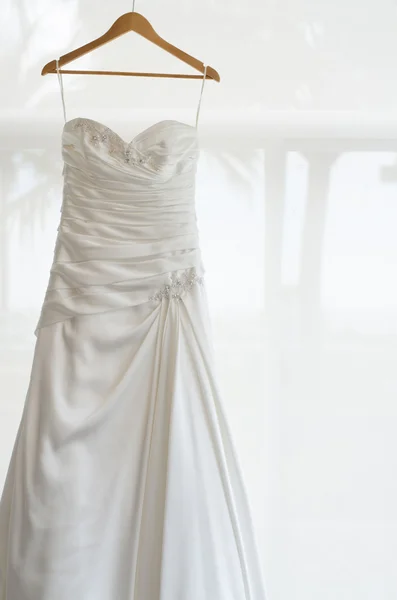 White wedding dress for the bride