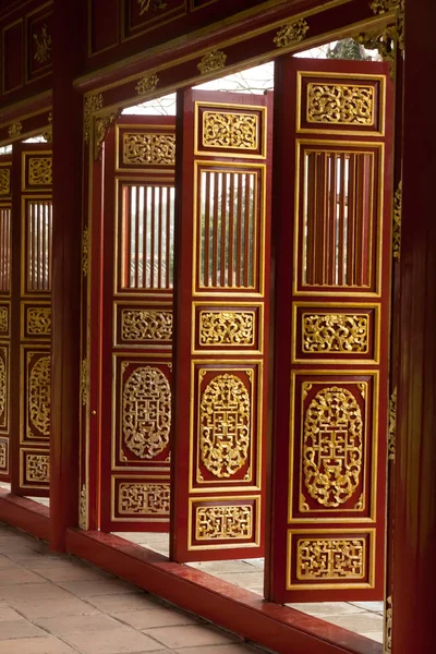 Chinese door, located in Hue Vietnam