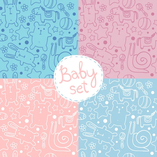 Baby pattern illustration