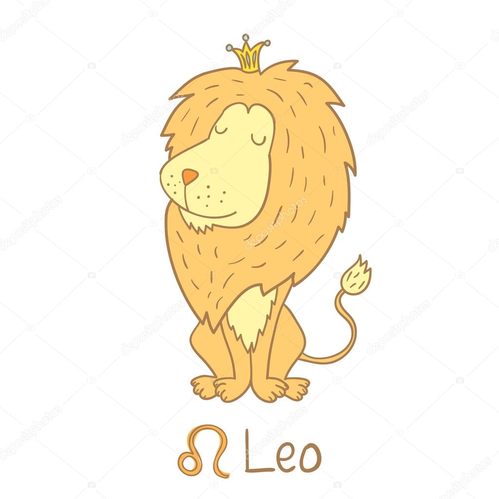 Веселые знаки зодиака Лев