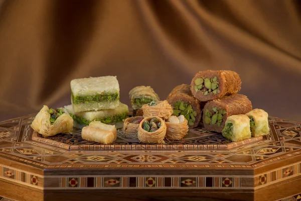 Arabic Desserts on Arabesque box