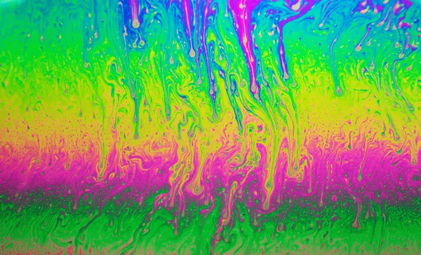 Close up of soap film