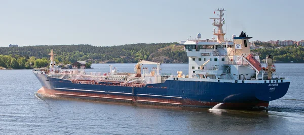 STOCKHOLM, SWEDEN - 5 JUNE 2011: Tanker Astoria from Donso in the waters of Stockholm, 5 june 2011, Stockholm, Sweden