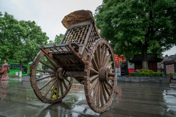 The carriage, wooden, history, the east, China, xi \'an, ancient city, tourism