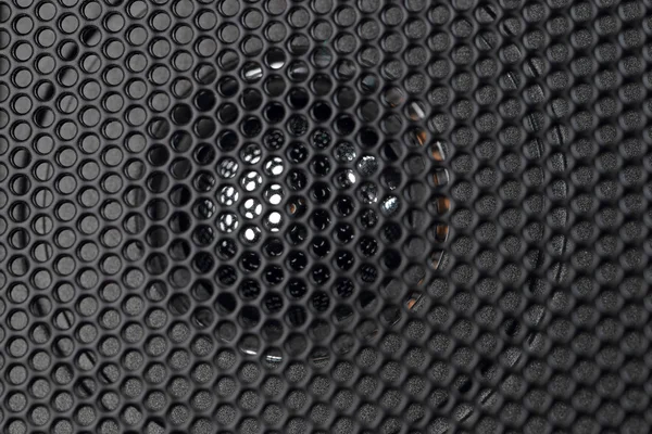 Black speaker grille