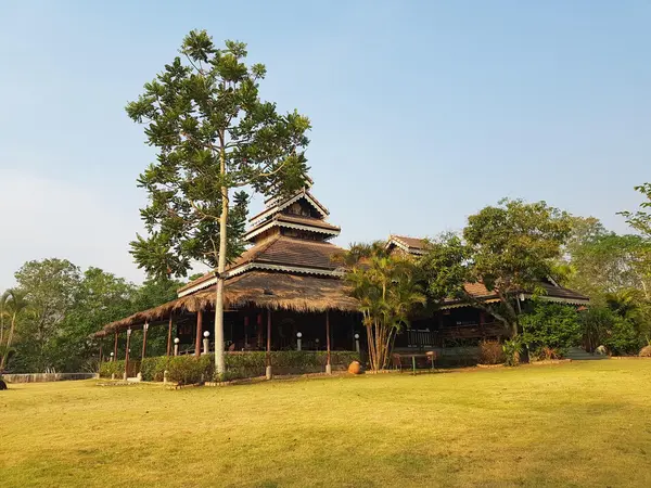 Earthen house chinese style surround with tea field - Ban Rak Thai , Maehongson ,Thailand