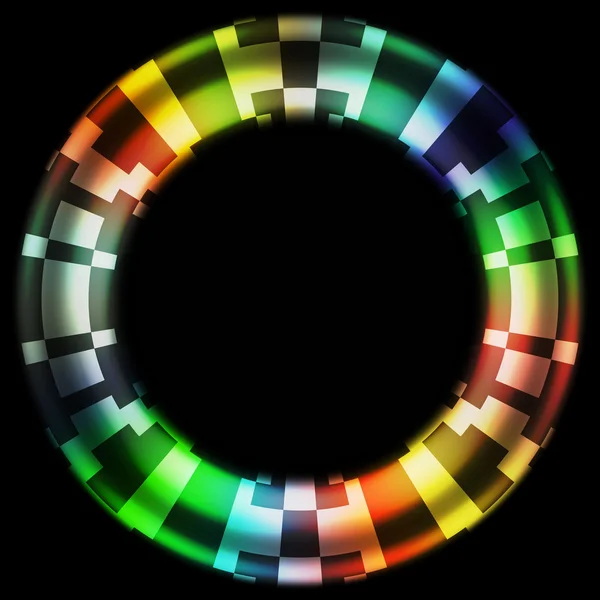 Black Hole Color Wheel Digital Camouflage Design