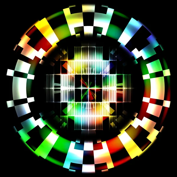 Abstract Technology Color Wheel Digital Camouflage