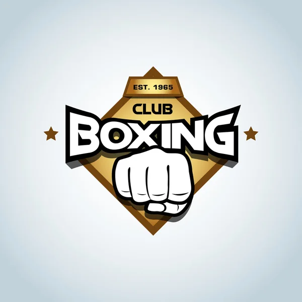 Boxing logo template