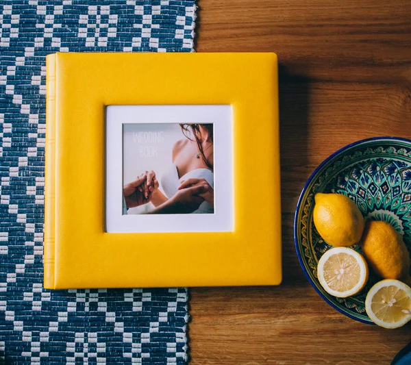 Yellow photo frame