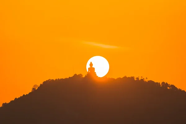 Phuket big Buddha on the top of high mountain