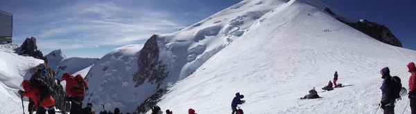 Mont Blanc Alps Ski Fresh Frozen Panoramic View