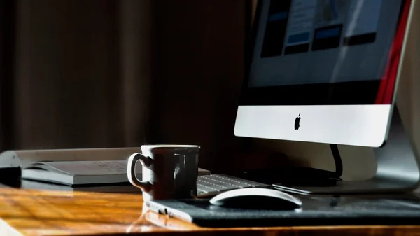 Cup of Coffee  Workplace iMac Desk