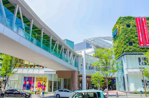 Fukuoka, Japan - June 29, 2014:Canal City shopsping mall.Canal City is the largest private development in the history of Japan at a size of 2.5-million sq. ft.