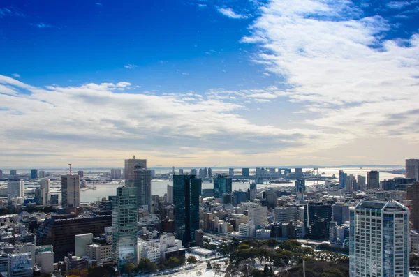 View of Tokyo city in winter from Tokyo tower