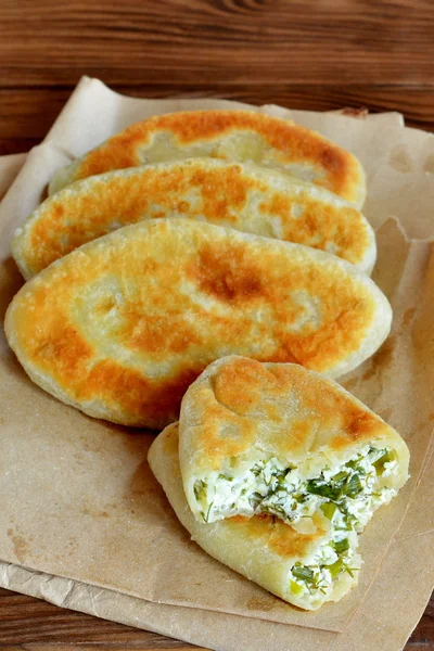 Fried pies with cottage cheese filling