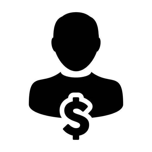 User Icon - Dollar, Business, Money Vector