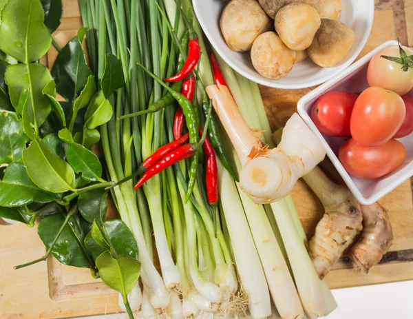 Vegetable thai food isoleted