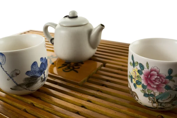 Tea ceremony in the tea table