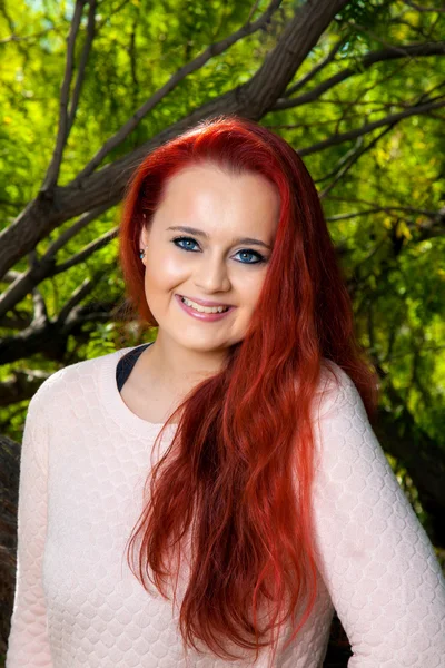Portrait of a Red Headed Teen Girl
