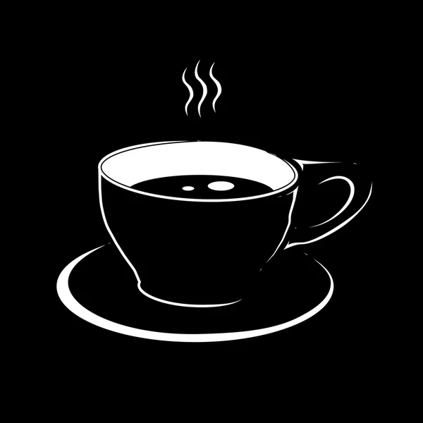 Coffee cup black