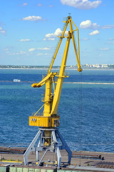 Crane in the seaport