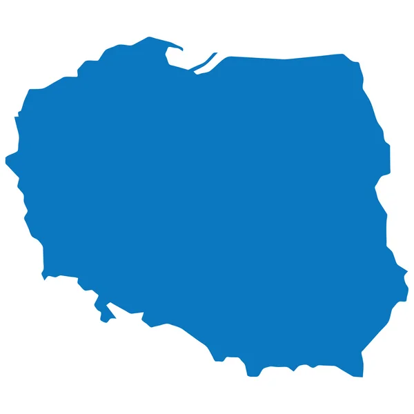 Vector map Poland Relief 2