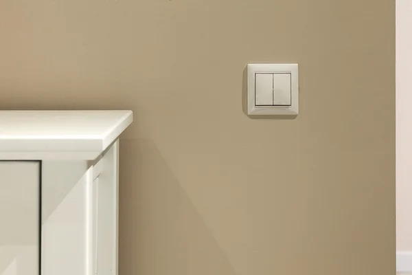 White wall switch