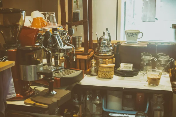 Grunge image of coffee machine